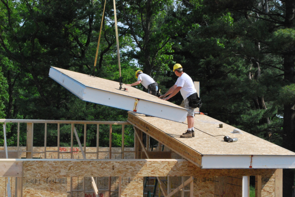 SIP Roof Recyclable Construction Materials Used by PEA Builders