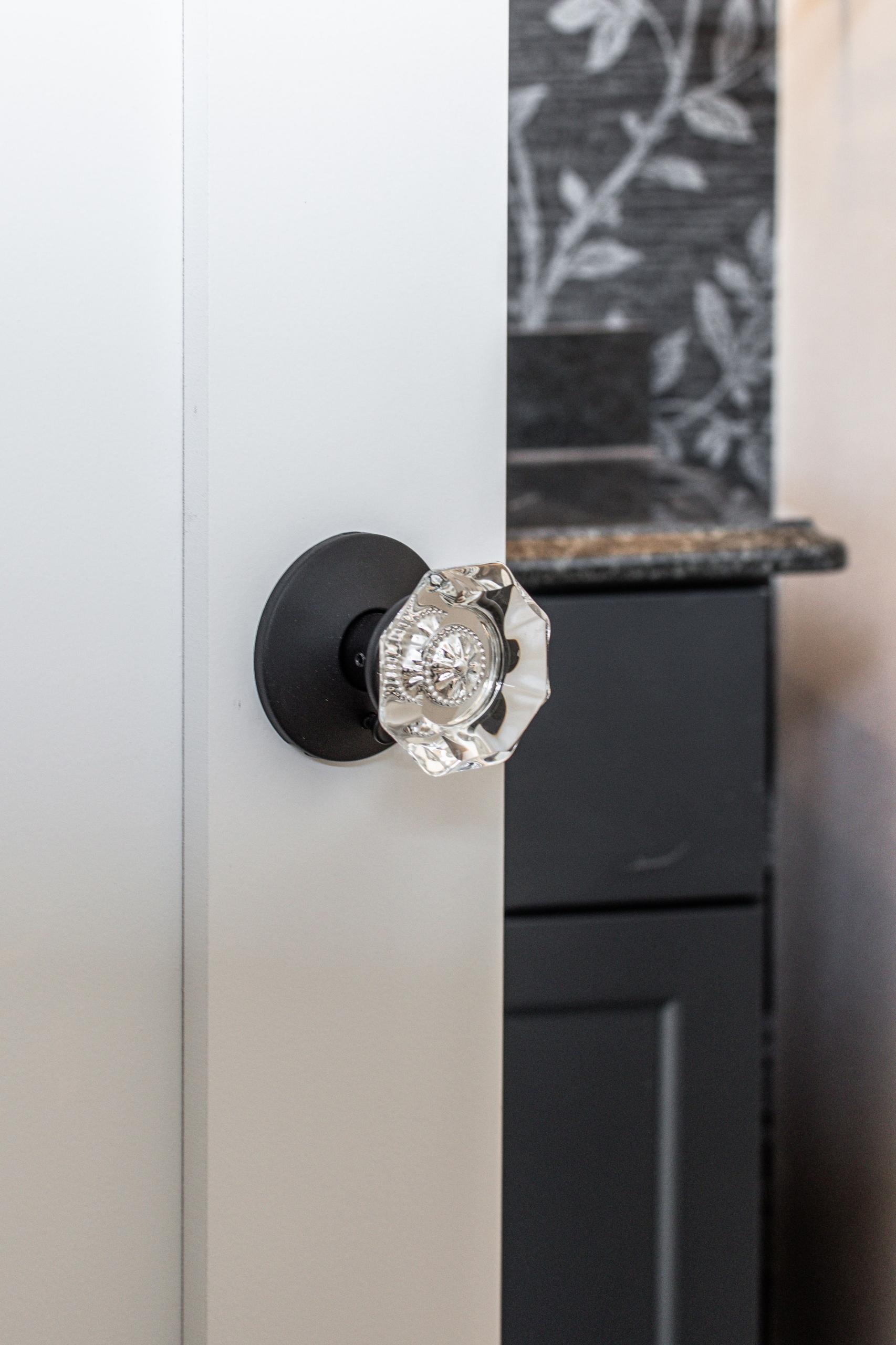 crystal doorknob