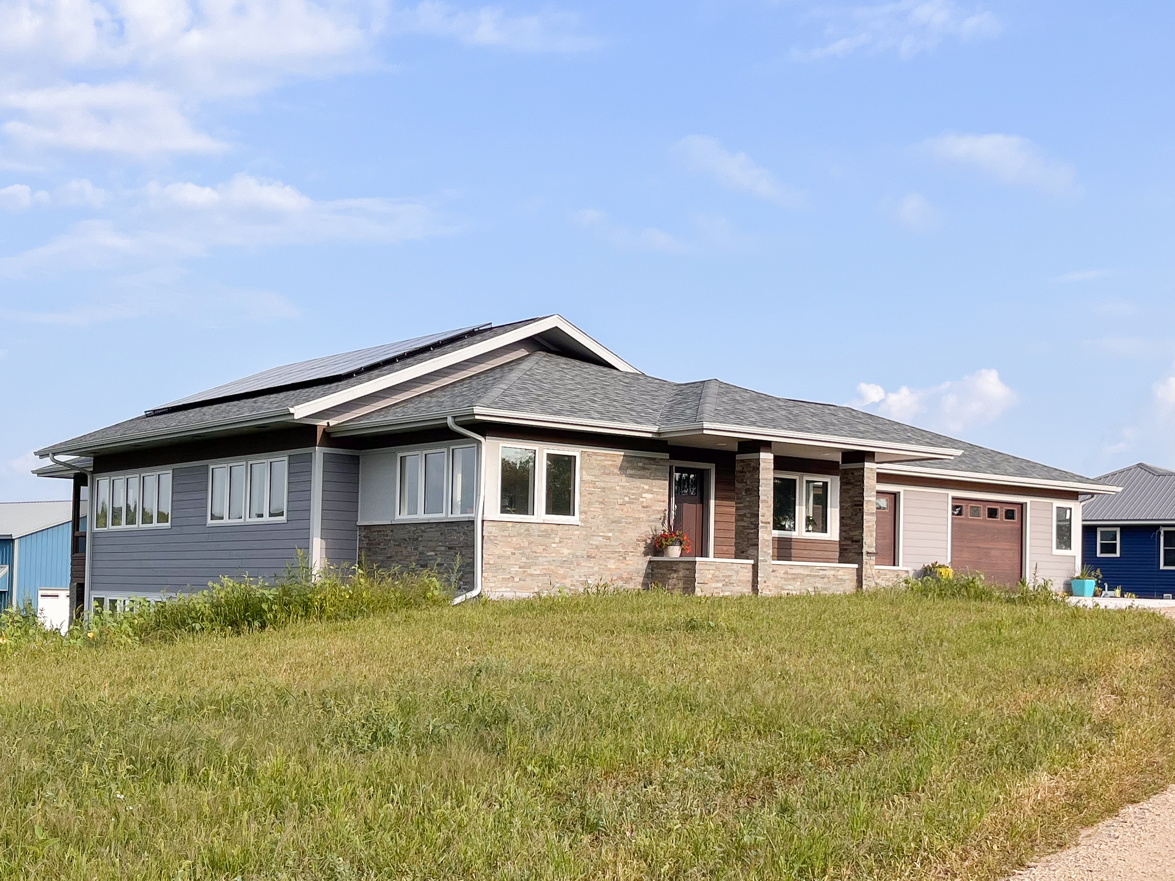 Modern Prairie home